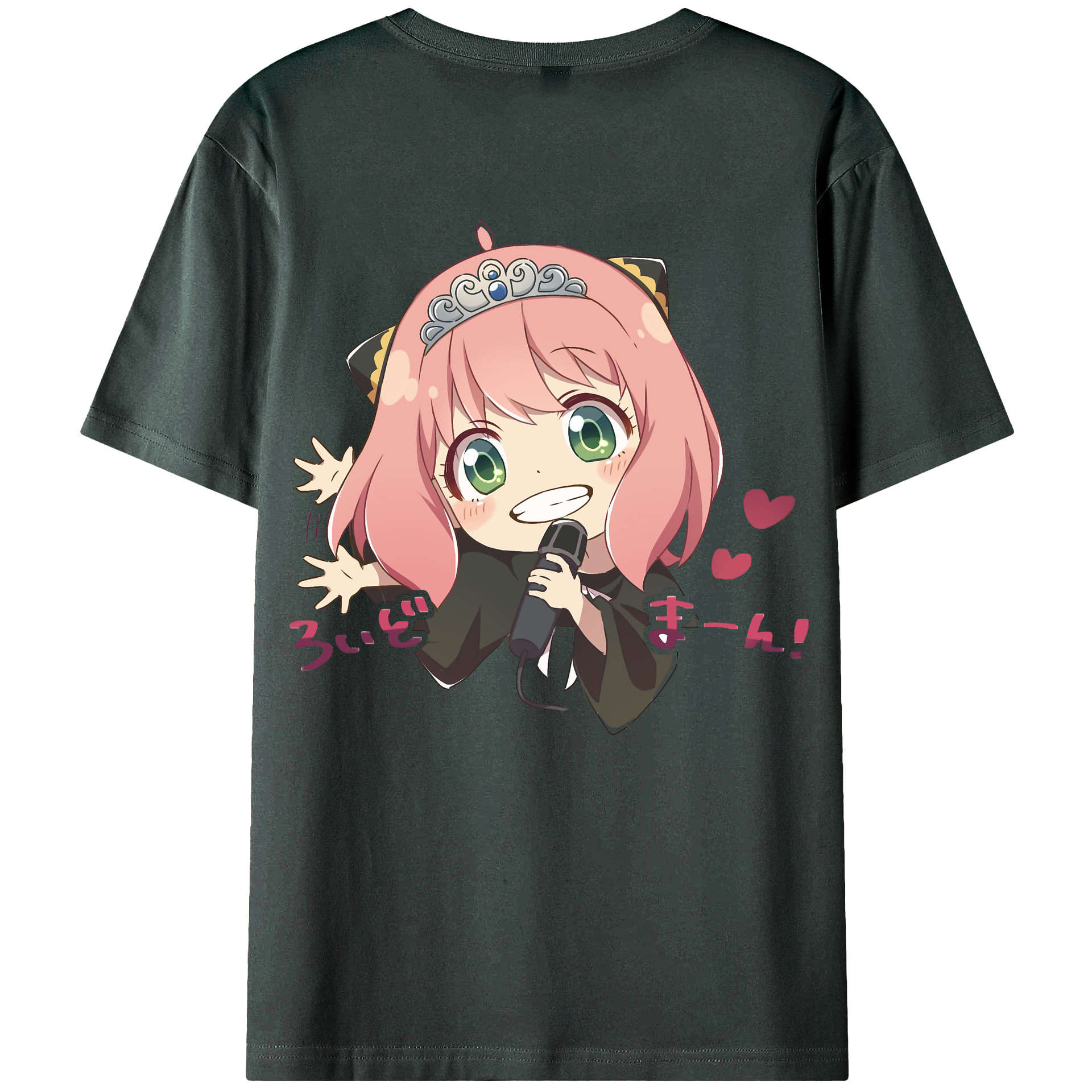 （画像用） SPY×FAMILY间谍家家酒 綿100％ メンズ半袖Tシャツ（バックプリント） 通気性